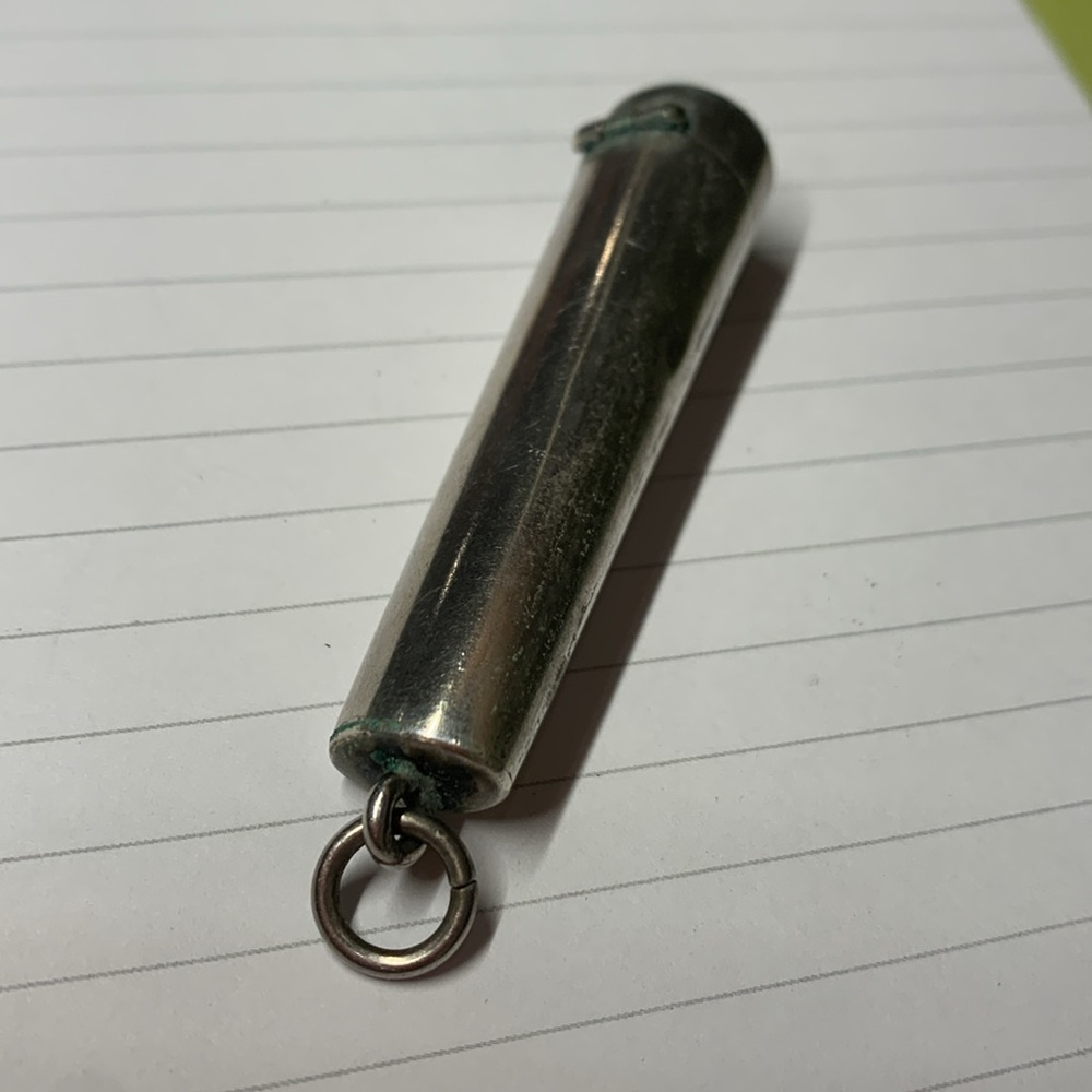 Sterling Antique Pulls Case Pendant - image 2